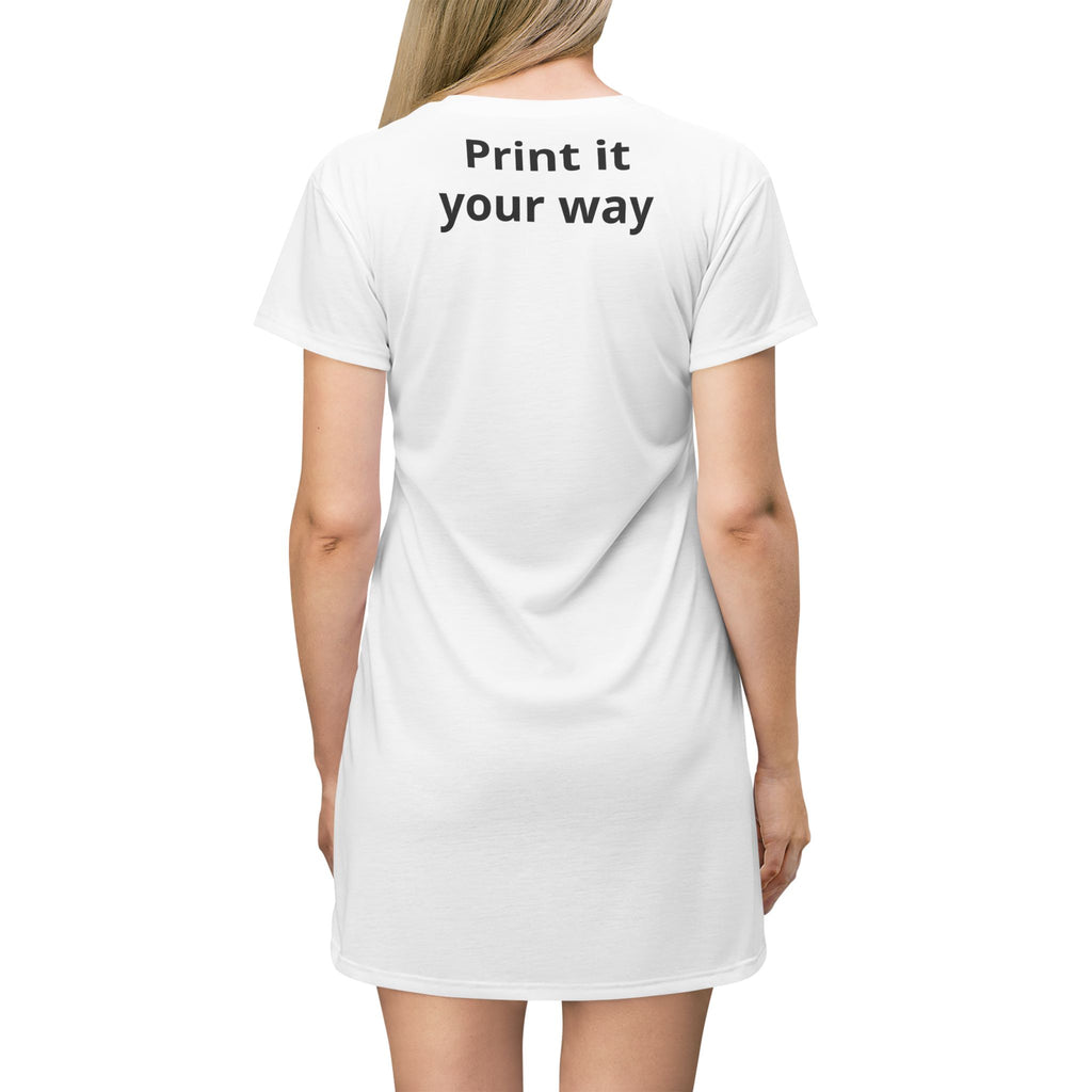 Print It Your Way T‑Shirt Dress