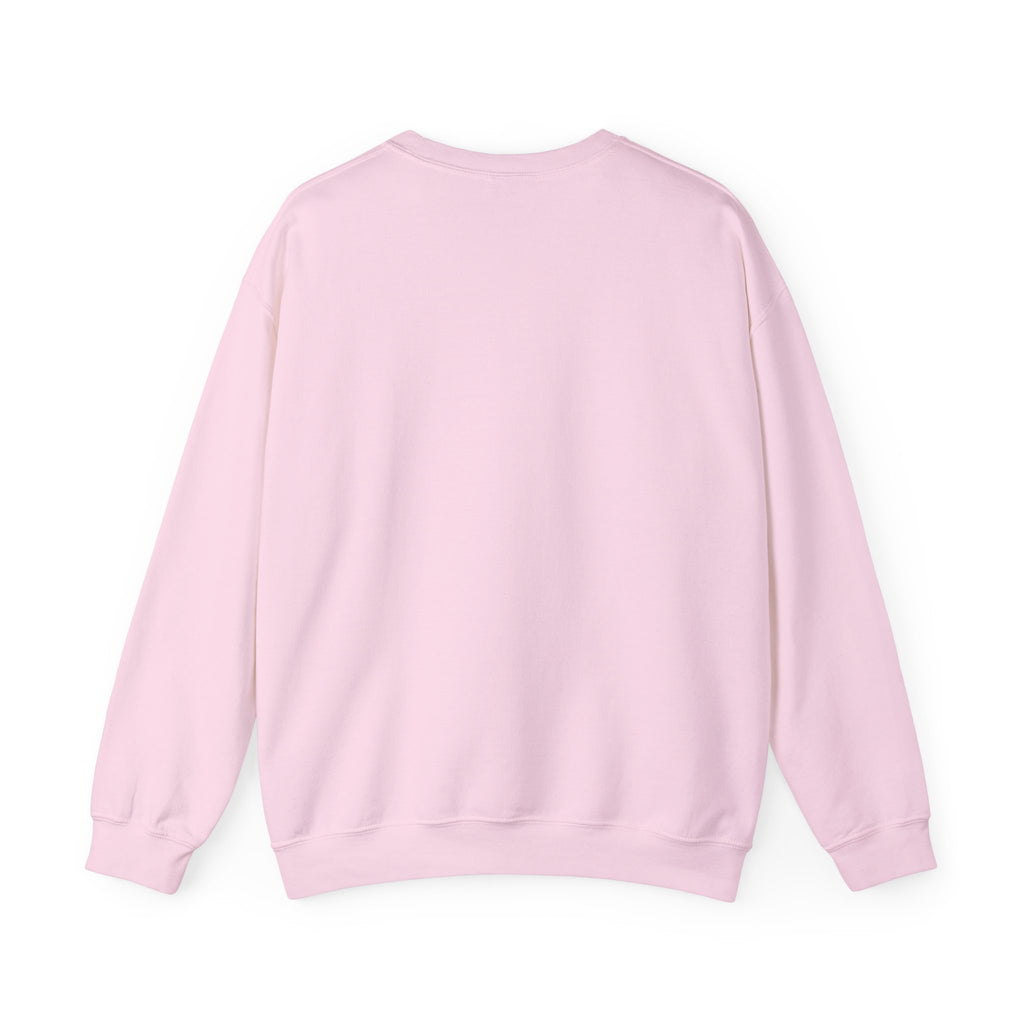 Quiet Theory Crewneck Sweatshirt — Minimalist Pink Text Pullover